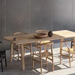 MOES MALIBU WHITE OAK DINING TABLE Kitchen + Dining