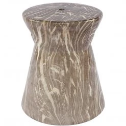 SURYA Furniture MARBLED CERAMIC GARDEN STOOL: SANDSTONE 5 SURYA Furniture MARBLED CERAMIC GARDEN STOOL: SANDSTONE