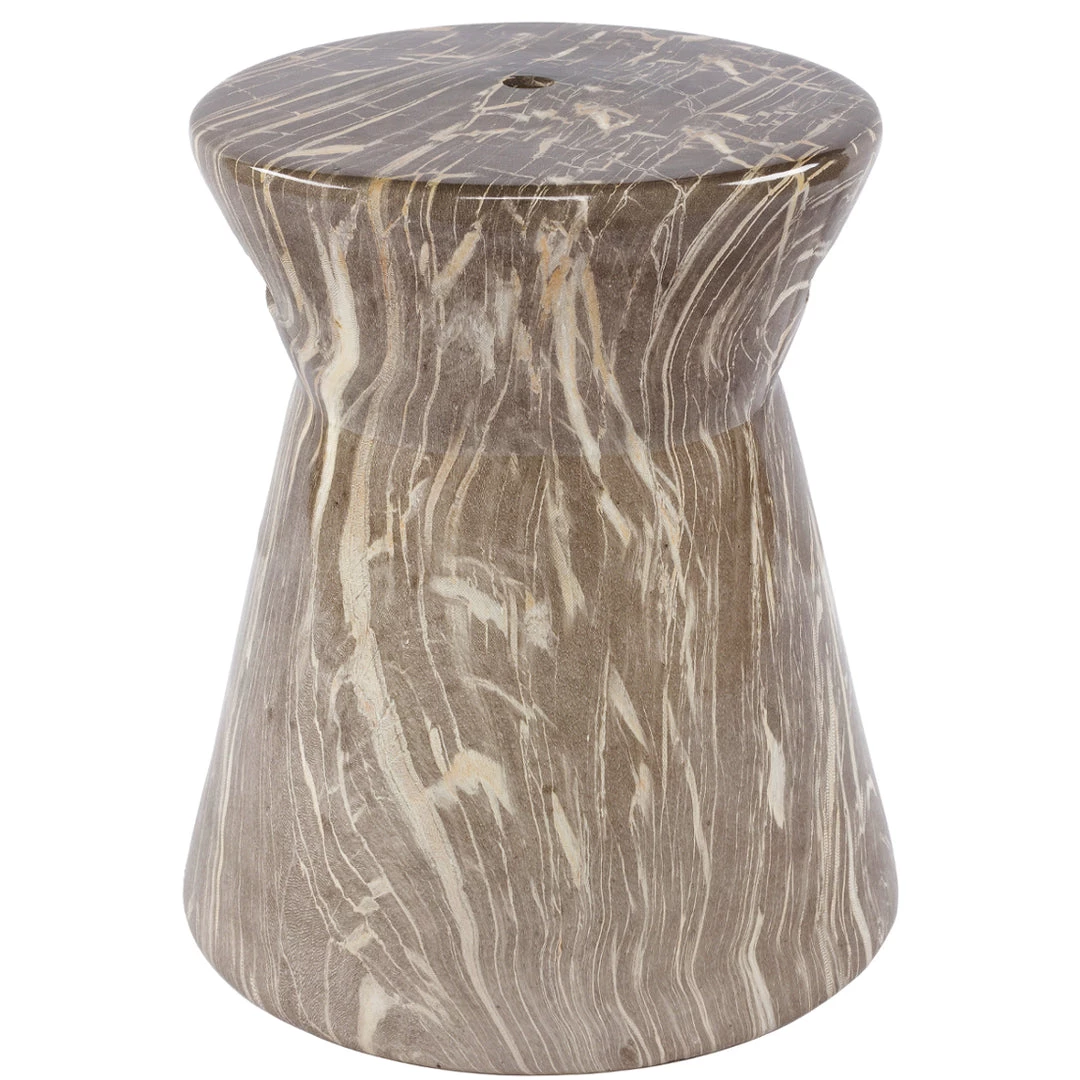 SURYA Furniture MARBLED CERAMIC GARDEN STOOL: SANDSTONE 3 SURYA Furniture MARBLED CERAMIC GARDEN STOOL: SANDSTONE