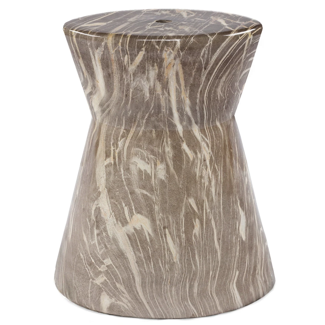 SURYA Furniture MARBLED CERAMIC GARDEN STOOL: SANDSTONE 1 SURYA Furniture MARBLED CERAMIC GARDEN STOOL: SANDSTONE