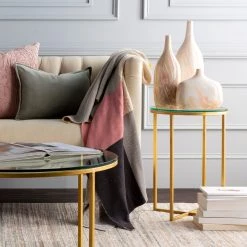 SURYA MARBLED CERAMIC VASES | SET OF 3