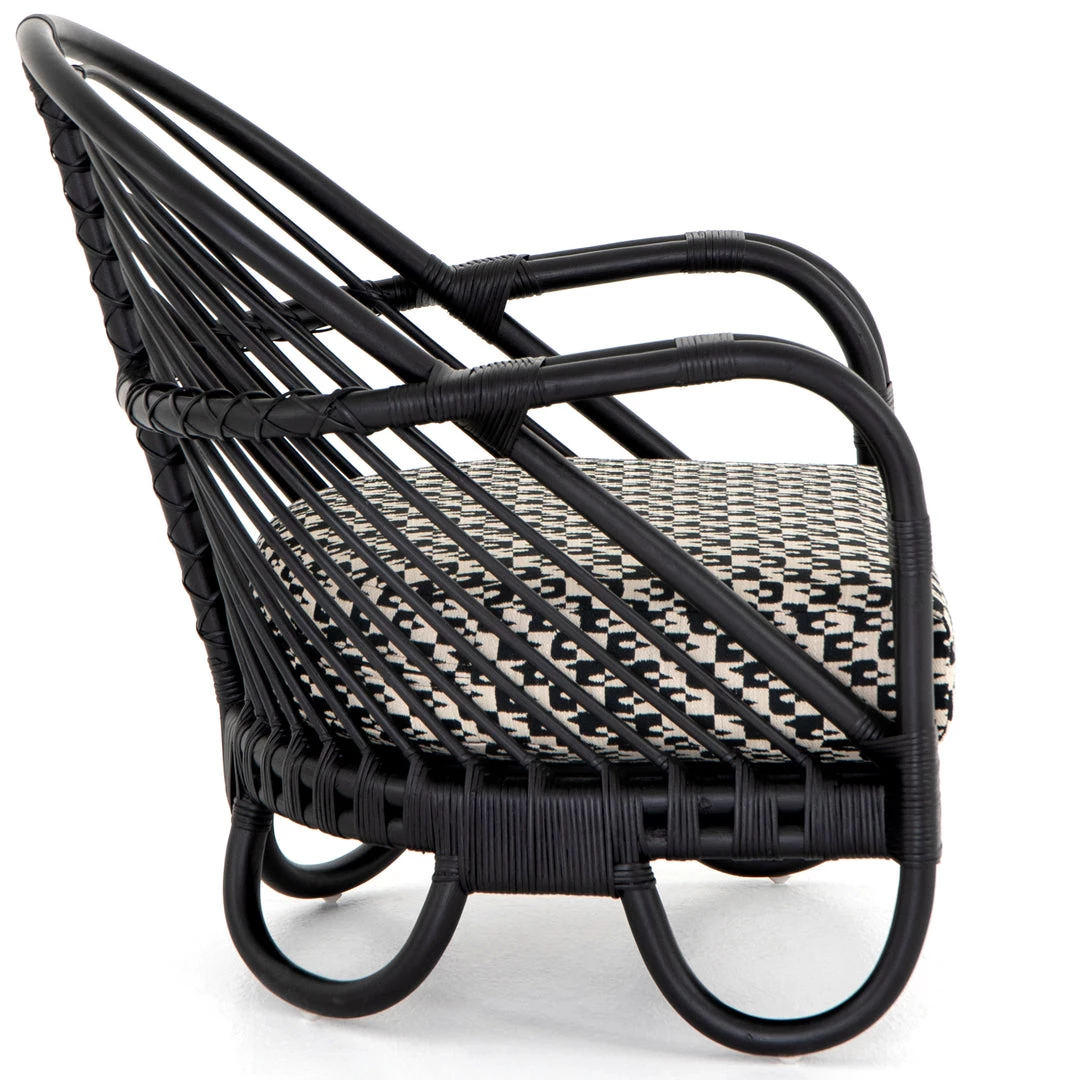 FOUR HANDS MARINA EBONY RATTAN CHAIR 3 FOUR HANDS MARINA EBONY RATTAN CHAIR
