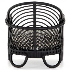 FOUR HANDS MARINA EBONY RATTAN CHAIR 20 FOUR HANDS MARINA EBONY RATTAN CHAIR