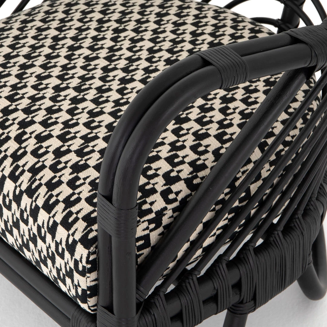FOUR HANDS MARINA EBONY RATTAN CHAIR 6 FOUR HANDS MARINA EBONY RATTAN CHAIR