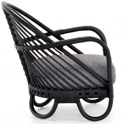 FOUR HANDS MARINA EBONY RATTAN CHAIR 28 FOUR HANDS MARINA EBONY RATTAN CHAIR