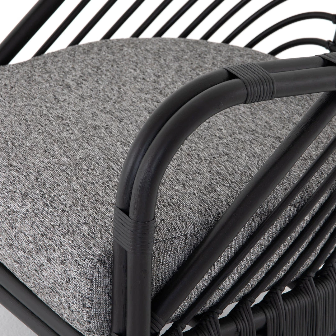 FOUR HANDS MARINA EBONY RATTAN CHAIR 16 FOUR HANDS MARINA EBONY RATTAN CHAIR