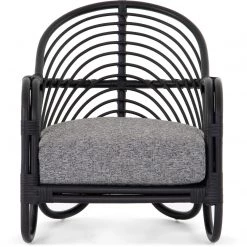 FOUR HANDS MARINA EBONY RATTAN CHAIR 26 FOUR HANDS MARINA EBONY RATTAN CHAIR