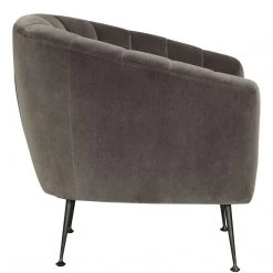 MOES Living Room MARSHALL GREY VELVET CHAIR