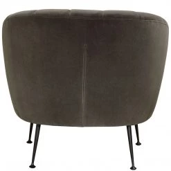 MOES Living Room MARSHALL GREY VELVET CHAIR