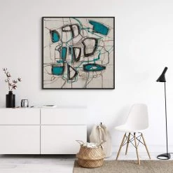 L ART "MASSES AND GAPS" CANVAS ART Wall Art