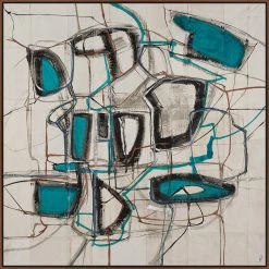 L ART "MASSES AND GAPS" CANVAS ART Wall Art