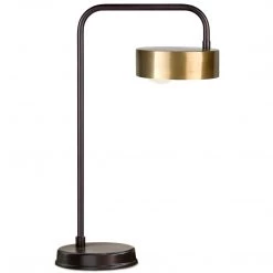 SURYA MAVERICK BRASS + BRONZE TASK LAMP