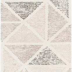 SURYA PRESTON WOOL RUG: IVORY, GRAY, BEIGE