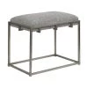 UTTERMOST Living Room MECCA GREY SMALL BENCH