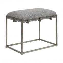 UTTERMOST Living Room MECCA GREY SMALL BENCH