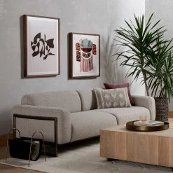 FOUR HANDS MEDINA SOFA: ASTOR STONE Living Room