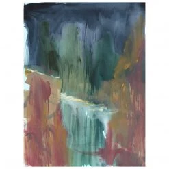 L ART "MELTED RAINBOW" CANVAS ART 5 L ART