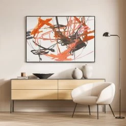 L ART "MENTAL LAPSE" CANVAS ART Wall Art