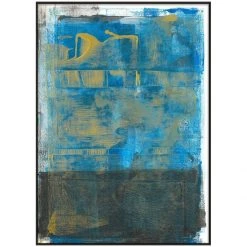 L ART "MERCURIAL BLUE" CANVAS ART Wall Art