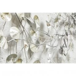 MOES METALLIC SILVERLEAF WATERFALL WALL SCULPTURES | SET OF 2 Wall Sculptures + Decor