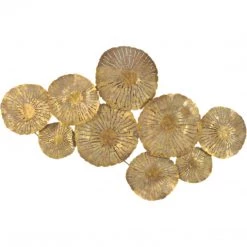 MOES LARGE CIRCLES WALL DÉCOR GOLD