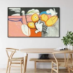 L ART "MICKEY'S DREAM" CANVAS ART