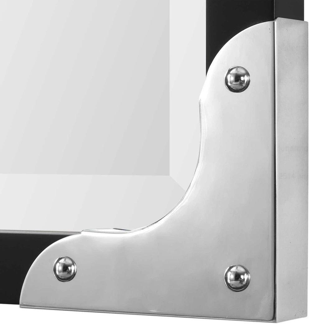 UTTERMOST MIDTOWN MATTE BLACK VANITY MIRROR Mirrors 4 UTTERMOST MIDTOWN MATTE BLACK VANITY MIRROR Mirrors