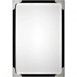 UTTERMOST MIDTOWN MATTE BLACK VANITY MIRROR Mirrors