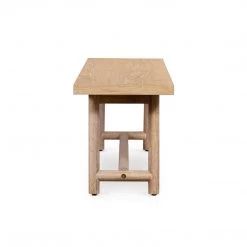 FOUR HANDS MIKA WHITEWASHED OAK DINING BENCH 7 FOUR HANDS MIKA WHITEWASHED OAK DINING BENCH