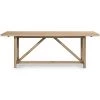 FOUR HANDS MIKA WHITEWASHED OAK DINING TABLE Furniture