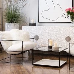 URBIA MIKEY INDUSTRIAL ARM CHAIR Living Room