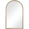 SALT Mirrors MILLIE ANTIQUE GOLD ARCHED VANITY MIRROR