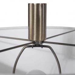 UTTERMOST Lighting MINETTE BRASS + MARBLE FLOOR LAMP