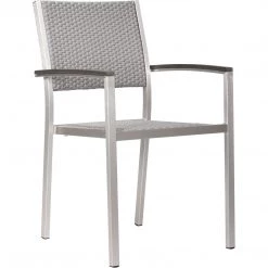 ZUO THE MINIMALIST OUTDOOR DINING ARM CHAIR | SET OF 2