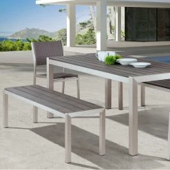 ZUO THE MINIMALIST 6' OUTDOOR DINING TABLE 7 ZUO THE MINIMALIST 6' OUTDOOR DINING TABLE