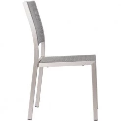 ZUO THE MINIMALIST OUTDOOR DINING SIDE CHAIR | SET OF 2