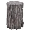 MOES TRUNK STOOL ANTIQUE: SILVER Living Room