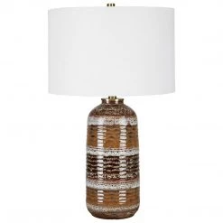 UTTERMOST Lighting MOJAVE CLAY LAYERS CERAMIC LAMP
