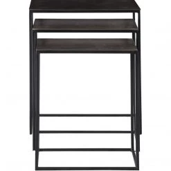 UTTERMOST MOJO METALLIC SLAB NESTING TABLES