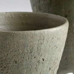 CYAN MOLCA GREY CERAMIC VASE