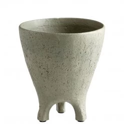 CYAN MOLCA GREY CERAMIC VASE