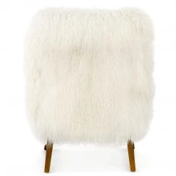FOUR HANDS Furniture MONGOLIA CREAM FUR ARM CHAIR