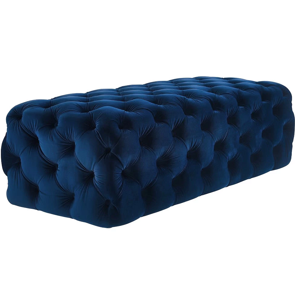 TOV Living Room MONICA TUFTED VELVET COCKTAIL OTTOMAN 7 TOV Living Room MONICA TUFTED VELVET COCKTAIL OTTOMAN