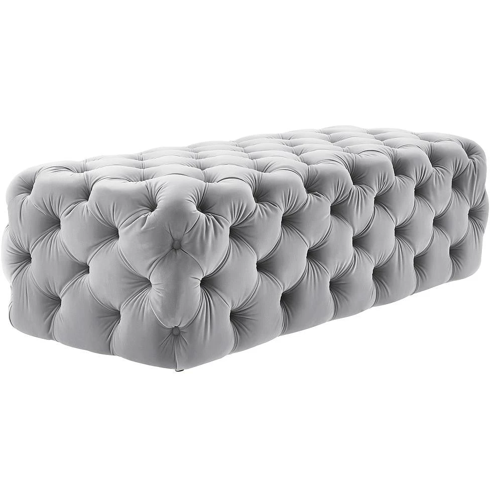 TOV Living Room MONICA TUFTED VELVET COCKTAIL OTTOMAN 9 TOV Living Room MONICA TUFTED VELVET COCKTAIL OTTOMAN