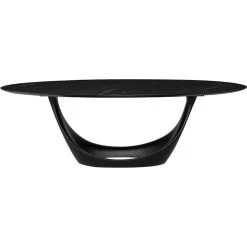 NUEVO MONTANA BLACK OVAL DINING TABLE Furniture