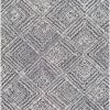 SURYA MONTCLAIR WOOL + VISCOSE RUG: CHARCOAL