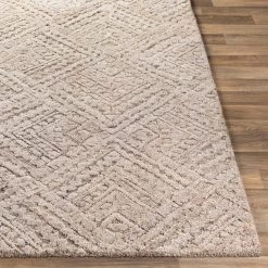 SURYA MONTCLAIR WOOL + VISCOSE RUG: SAND