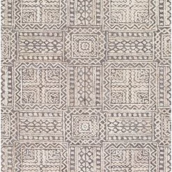 SURYA MONTCLAIR WOOL + VISCOSE RUG: TAUPE