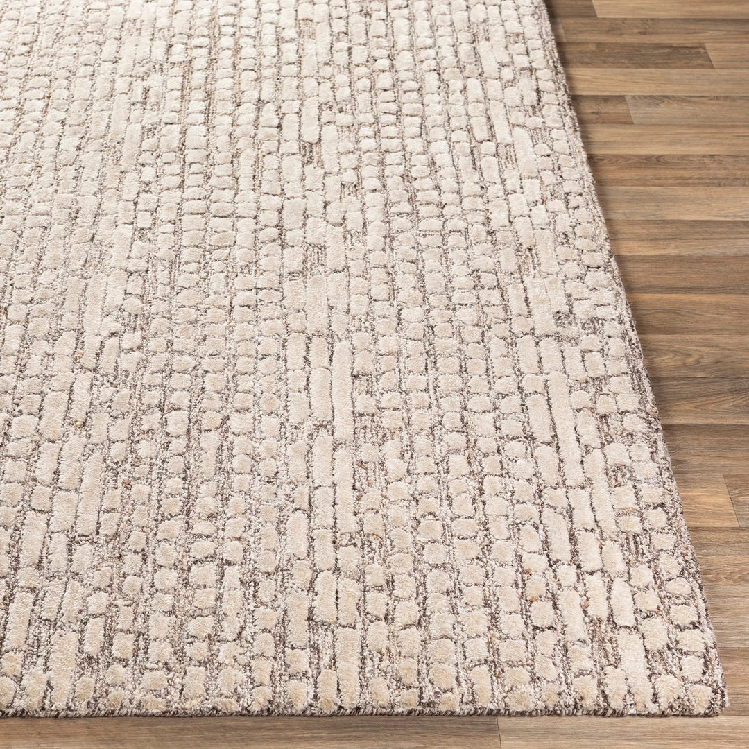 SURYA MONTEZ WOOL + VISCOSE RUG: KHAKI 3 SURYA MONTEZ WOOL + VISCOSE RUG: KHAKI