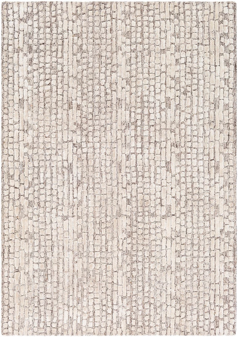 SURYA MONTEZ WOOL + VISCOSE RUG: KHAKI 1 SURYA MONTEZ WOOL + VISCOSE RUG: KHAKI